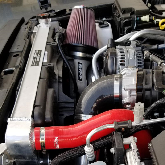 Manguitos de Radiador de Silicona Mishimoto MMHOSE-WR6-12RD para Jeep Wrangler JK 3.6L 12-18 Rojo - Imagen 4