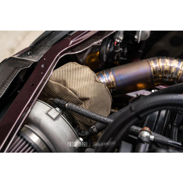 Manta Turbo Mishimoto MMHP-TB-T3 Titanio T3 - Imagen 6