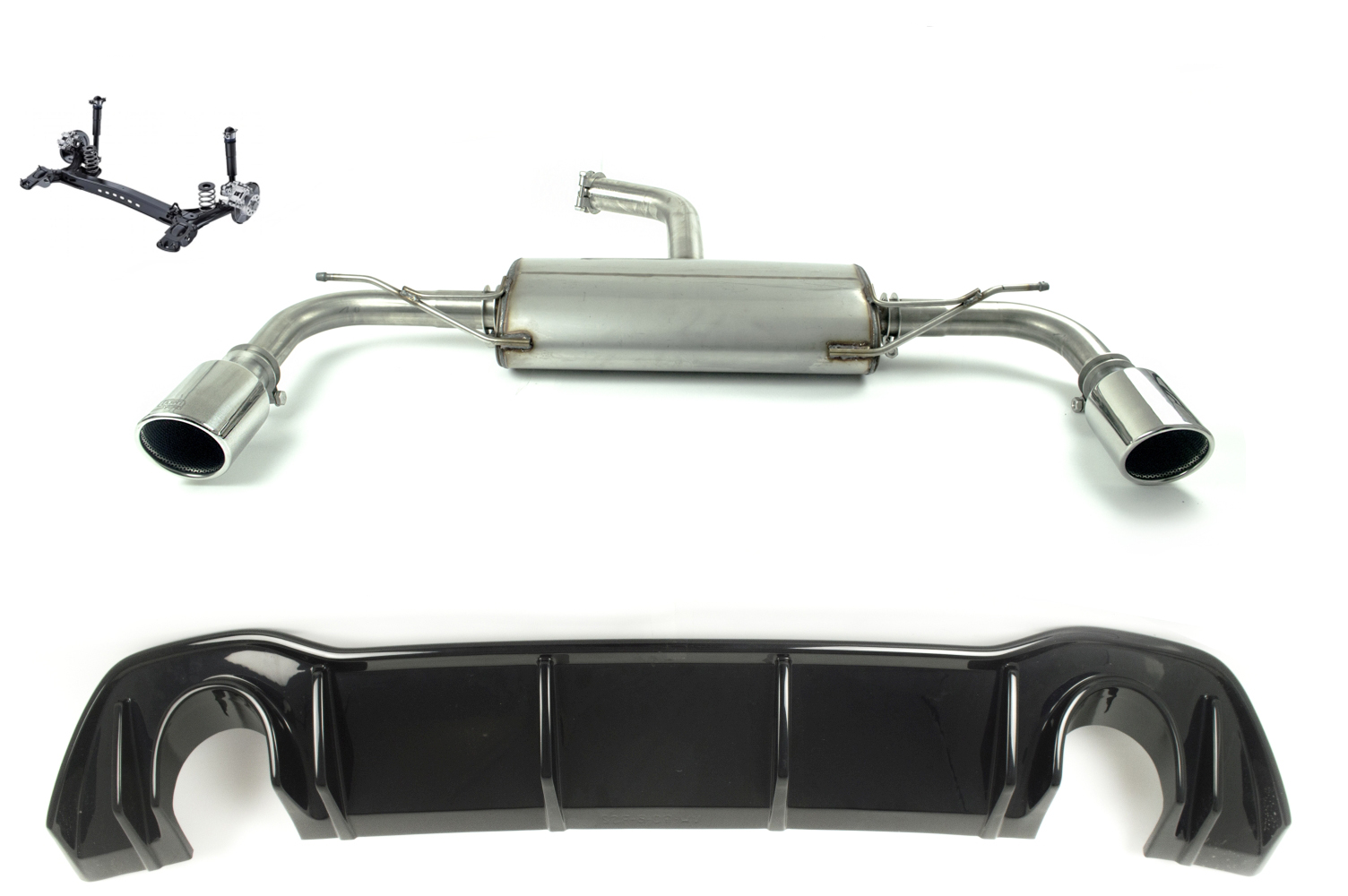 Escape Deportivo con Silenciador para VOLKSWAGEN GOLF VIII 2019 Hatchback