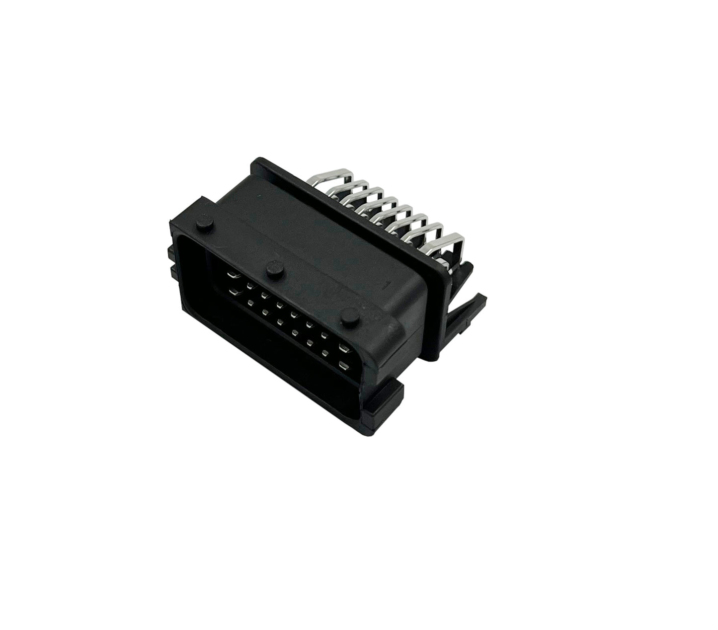 Conector GK-B 24P Acodado; 24P; Negro Ecumaster