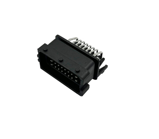 Conector GK-B 24P Acodado; 24P; Negro Ecumaster