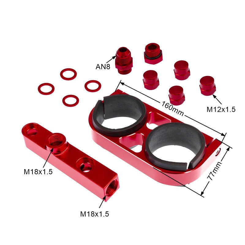 Kit JRspec de Montaje Doble para Bomba Bosch - Rojo - Imagen 2