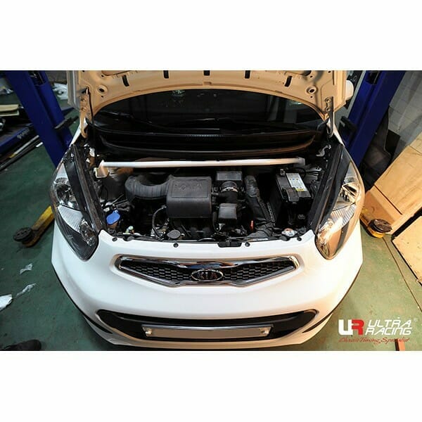 Barra de Torretas Delantera Superior Ultra Racing (2235) Kia Morning (TA) 1.0 2WD 11-17
