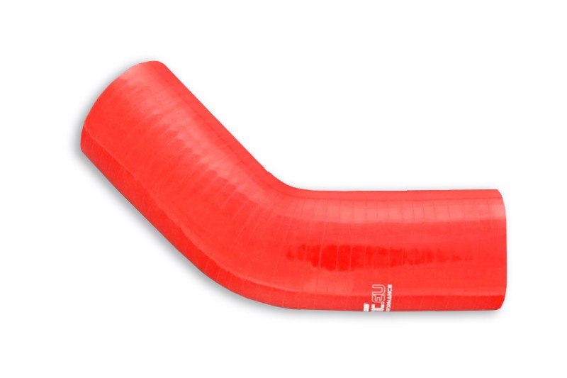 Codo de Silicona 45° 11mm Rojo