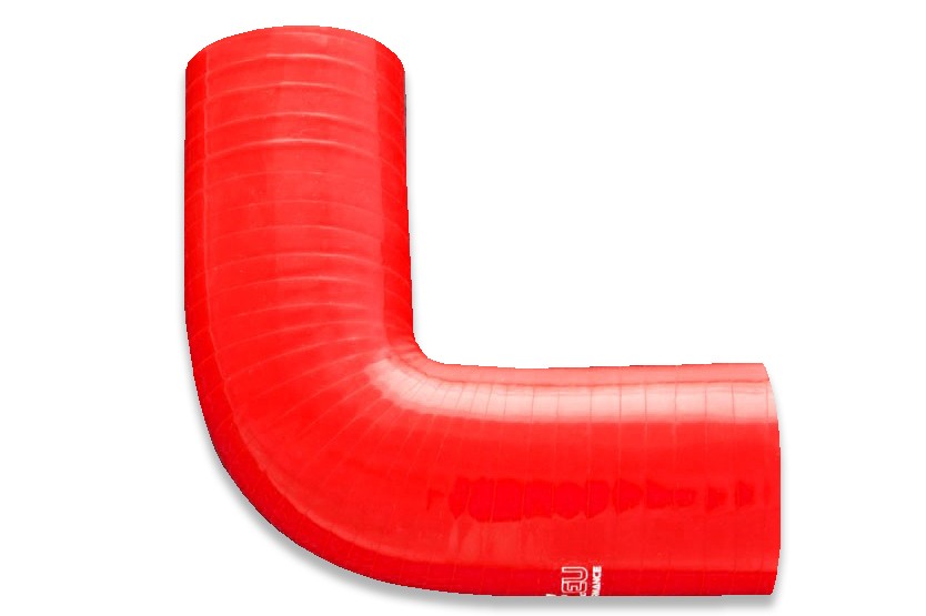 Codo de Silicona 90° 65mm Rojo - Imagen 2