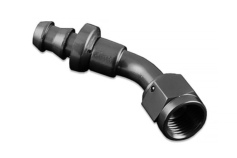 Racor AN4 Push-On 45º, Negro - Imagen 2