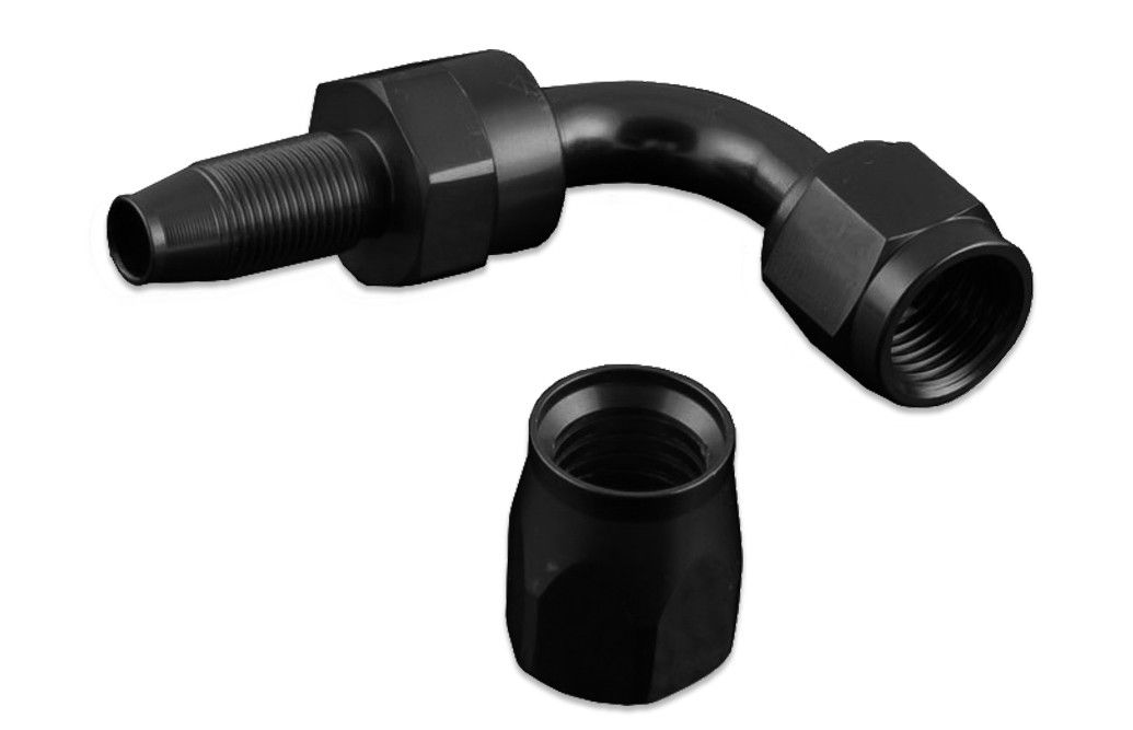 Racor Giratorio 90° AN20 Negro