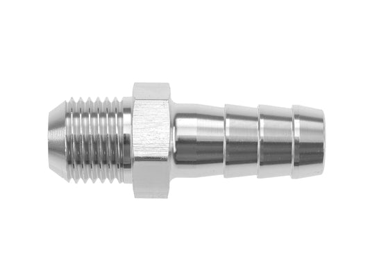 Racor Push-On AN10 a 12mm para Manguera de Combustible, Plata