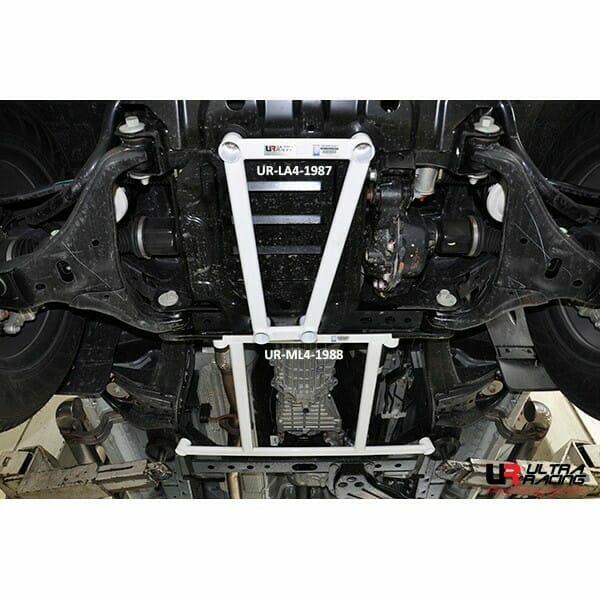 Refuerzo Inferior Central Ultra Racing para Mazda BT-50 (UP) 2.2D 4WD 11-18