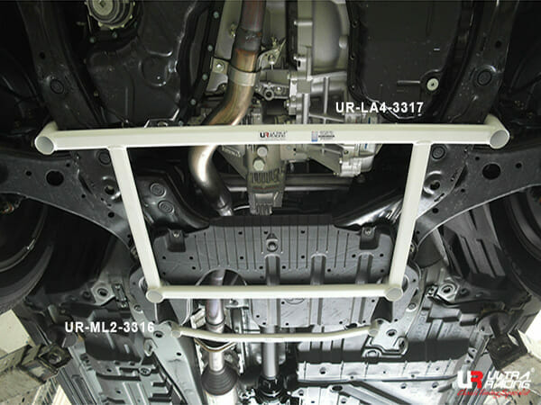 Barra Refuerzo Inferior Delantera Ultra Racing (3317) Lexus RX 350/450H (AL10) 96-04