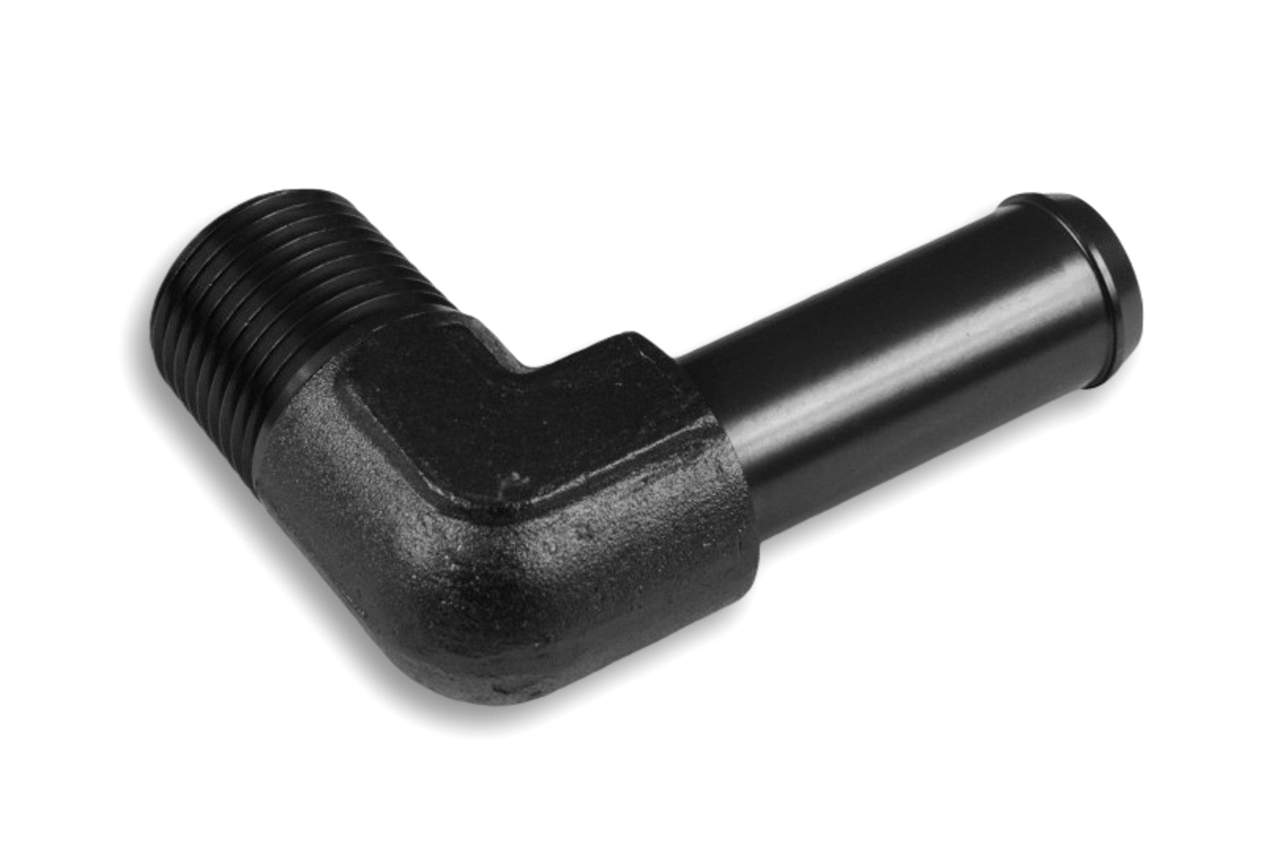 Racor 90º 1/2 NPT a Niple 5/8", Negro - Imagen 3
