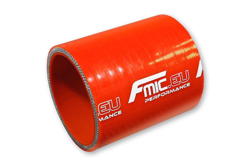 Acoplamiento Recto de Silicona 16mm Naranja 5cm - Imagen 4