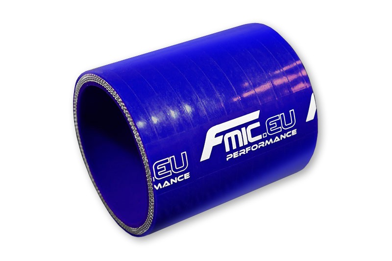 Acoplamiento Recto de Silicona Azul 95mm 30cm