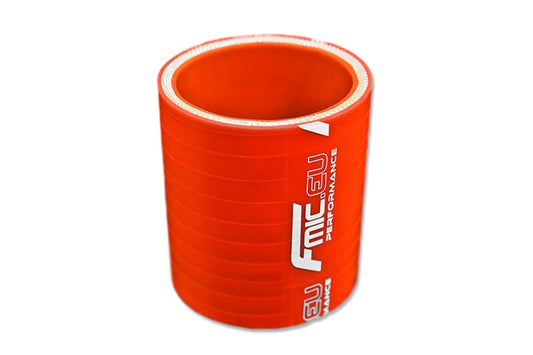 Acoplamiento Recto de Silicona 95mm Naranja 50cm