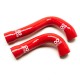 MANGUITOS DE SILICONA ROJOS COOLING SOLUTIONS PARA RADIADOR DE BMW E36 (6 CIL. EXCEPTO M3)