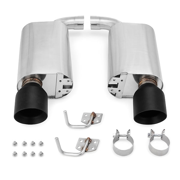 Mishimoto MMEXH-MUS8-15ASBK Escape Trasero Street Puntas Negras Ford Mustang GT 15-17