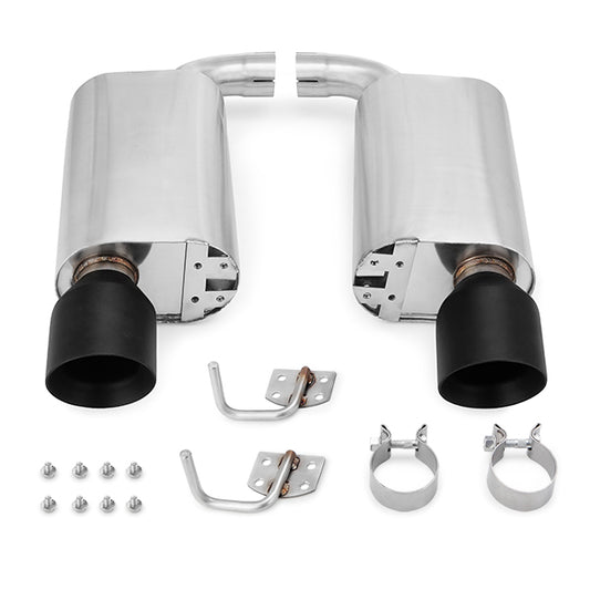 Mishimoto MMEXH-MUS8-15ASBK Escape Trasero Street Puntas Negras Ford Mustang GT 15-17