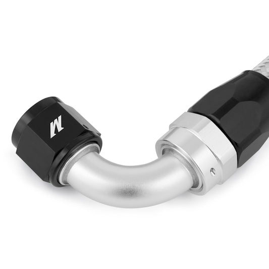 Manguera Mishimoto MMSBH-10-3, 3ft, Acero Inox. Trenzado, Racores -10AN