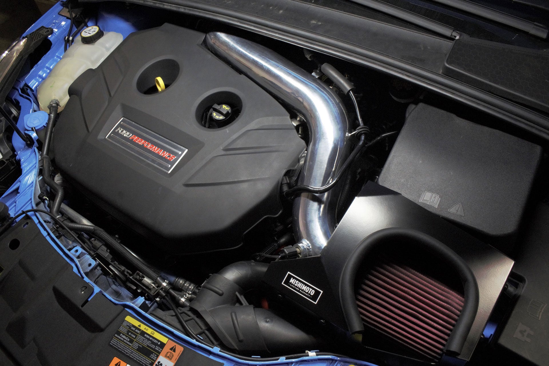Mishimoto MMAI-RS-16WBL Kit Admisión para Ford Focus RS 16-18