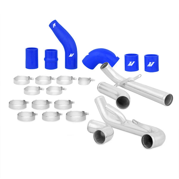 Mishimoto MMICP-EVO-10BL Charge Pipes Intercooler Evo X 08-15, Manguitos Azules