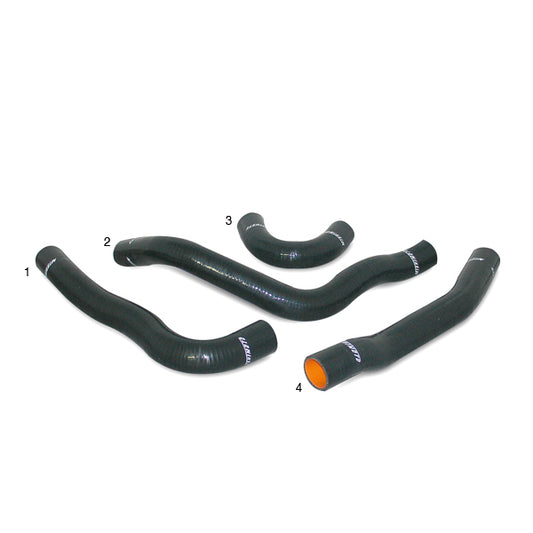 Manguitos de Radiador de Silicona Mishimoto MMHOSE-EVO-10BK para Mitsubishi Lancer Evolution X 08-15 Negro