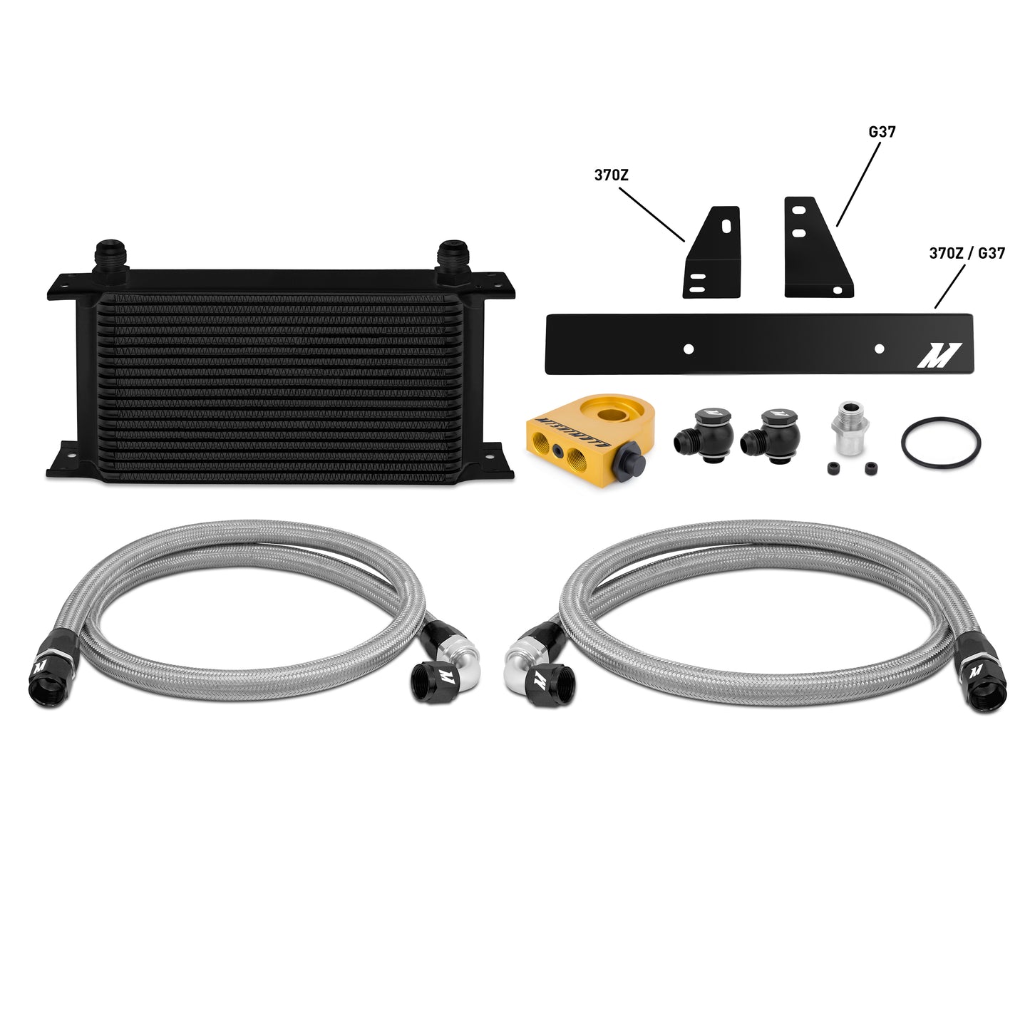 Kit Radiador de Aceite Termostático Mishimoto MMOC-370Z-09T Nissan 370Z 09+ Plata