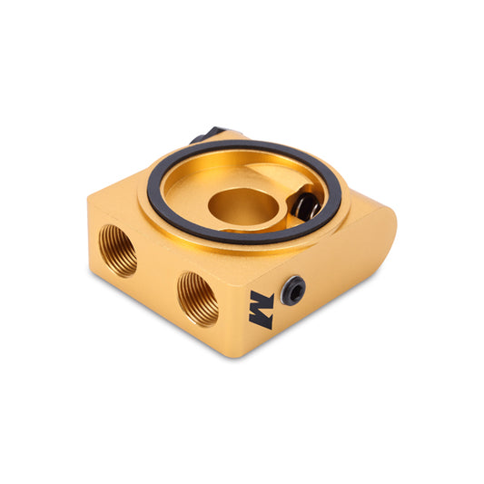 Mishimoto MMOP-SPTR Placa Sandwich de Aceite con Termostato Trasero