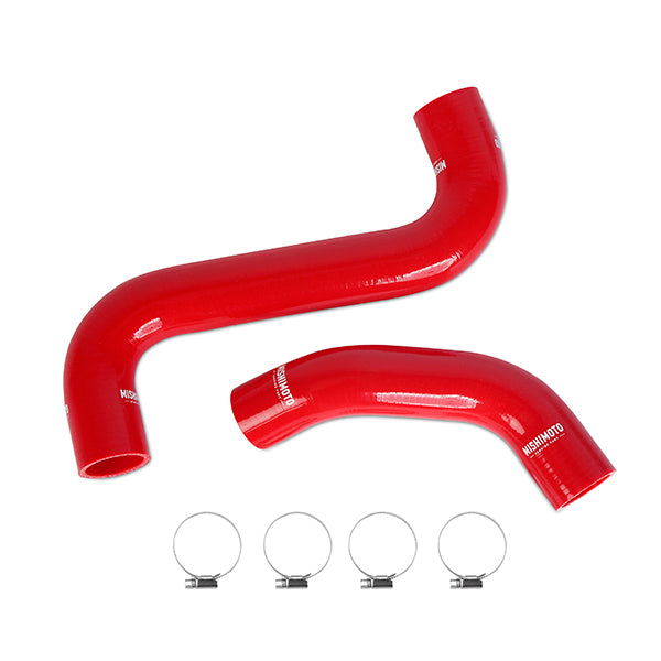 Manguitos de Radiador de Silicona Mishimoto MMHOSE-WRX-01RD Rojo para Subaru Impreza WRX/STI 02-07 - Imagen 3