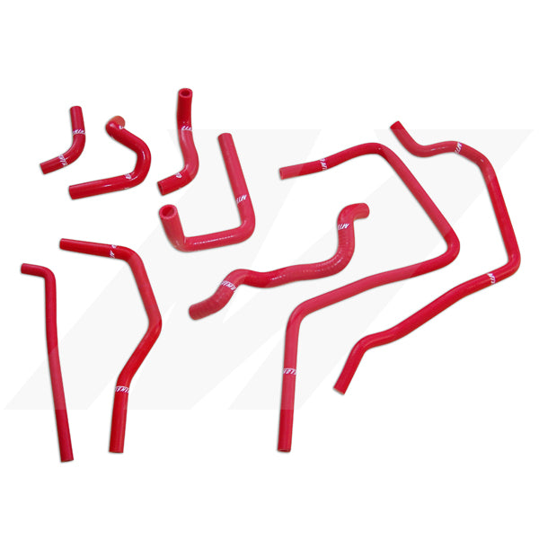 Mishimoto MMHOSE-SUB-ANCRD Kit Manguitos Silicona Subaru WRX 02-05 Rojo