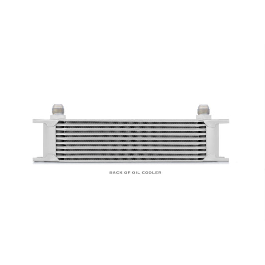 Radiador de Aceite Mishimoto MMOC-10 Universal 10 Filas Plata
