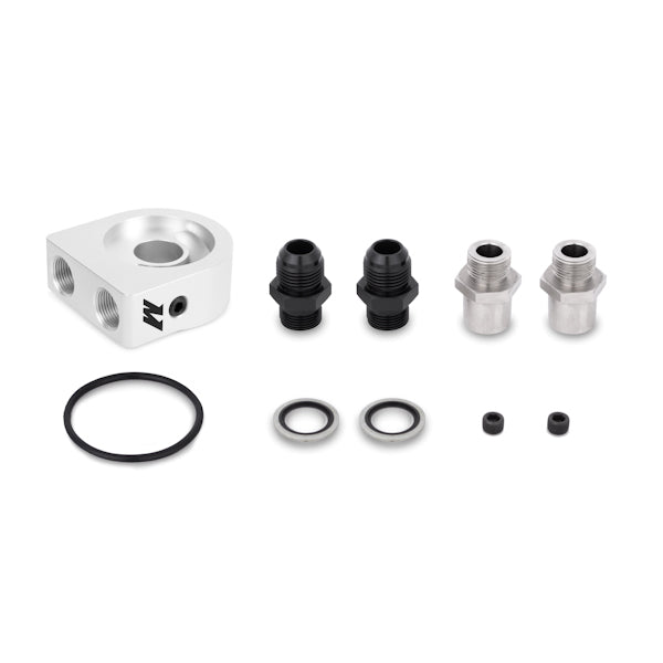Mishimoto MMOC-UHBK Kit Radiador de Aceite Universal 25 Filas Negro