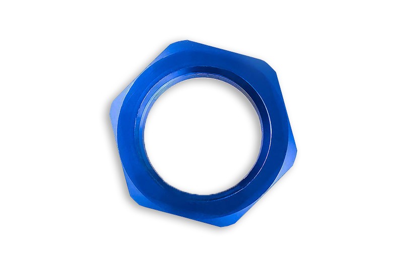 Racor AN-12 AN12 (1-1/16 UNF) Abocardado para Manguera de Combustible, Azul - Imagen 3