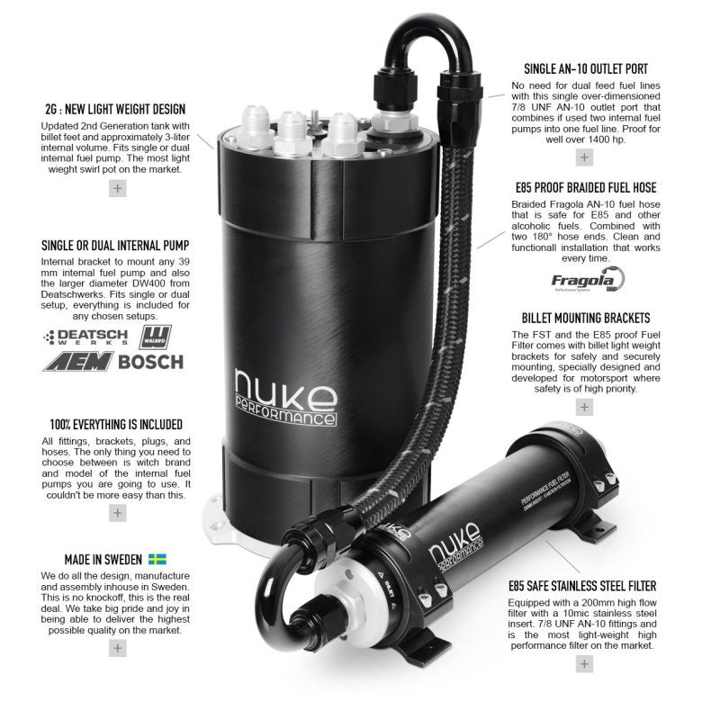Kit Depósito Anti-Oleaje Nuke Performance 2G para Bombas Internas - Imagen 5