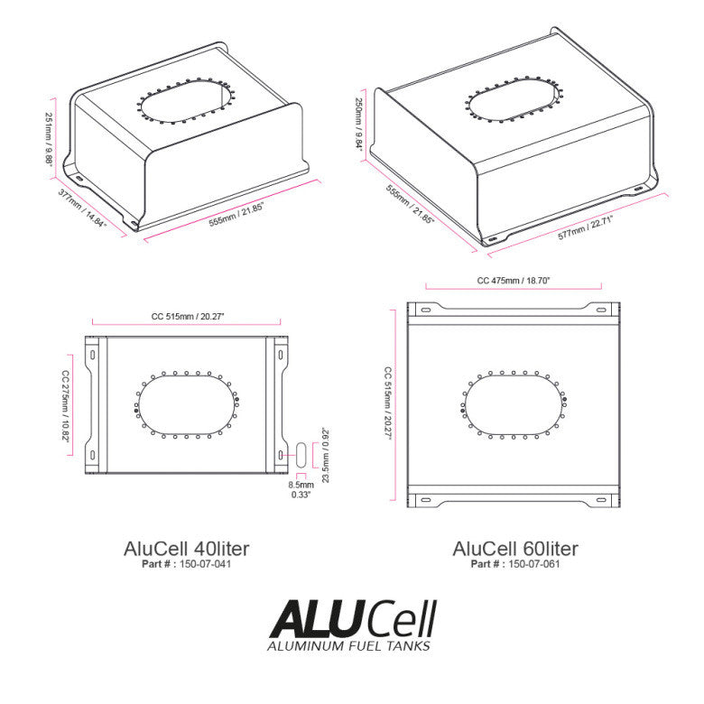 Nuke Performance AluCell Depósito Combustible 40l con Nuke Performance CFC Unit - Imagen 2
