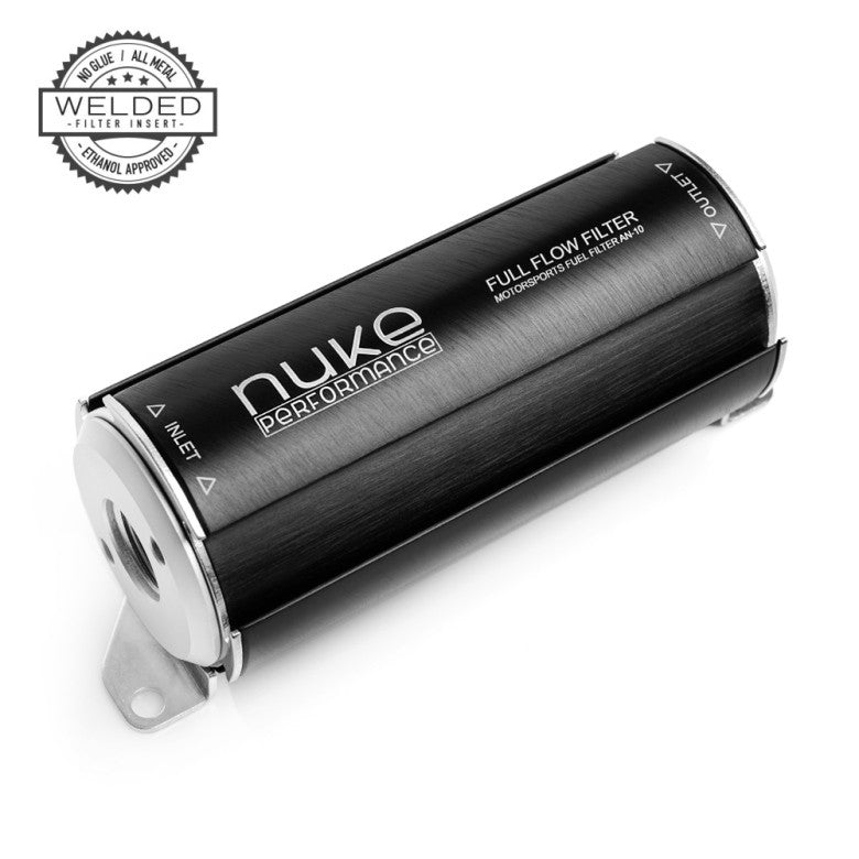 Nuke Performance Filtro de Combustible 10 Micras AN-10 - Acero Inox. Soldado - Imagen 3