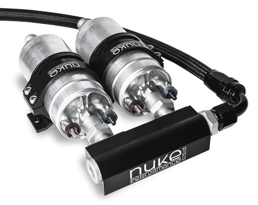 Colector de Combustible Nuke Performance para 2 Bombas WALBRO GSL392