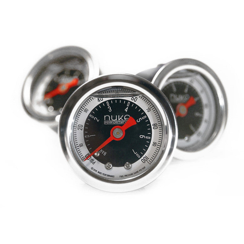 Nuke Performance Manómetro Presión Combustible 7 BAR / 100 PSI - Imagen 3