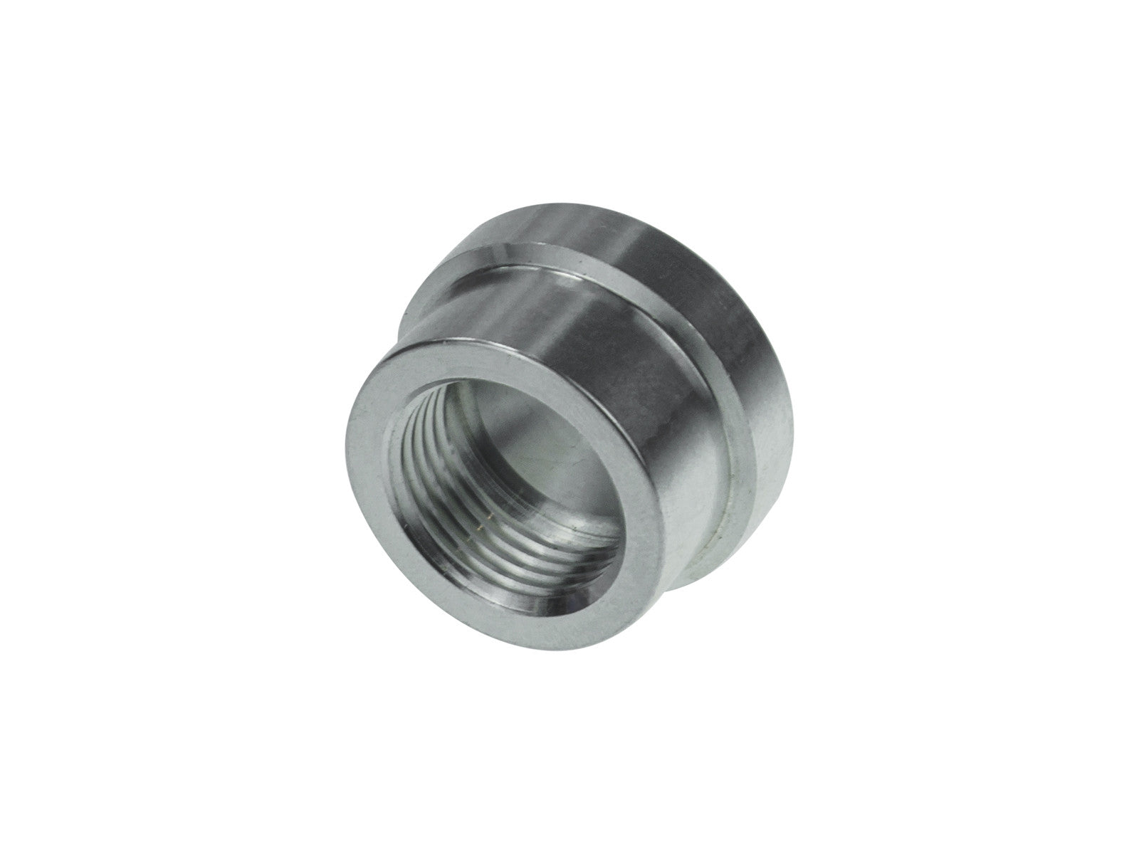 Racor AN12 Hembra ORB de Aluminio con Base Redonda para Soldar