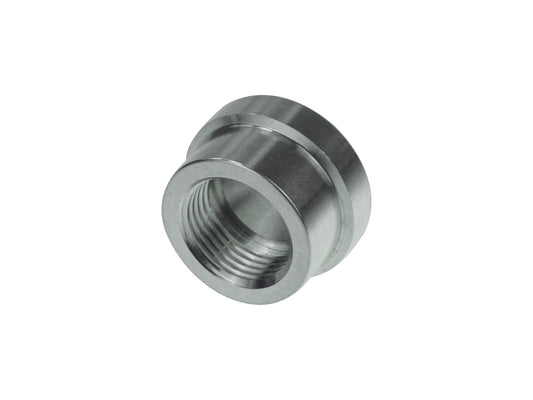 Racor AN12 Hembra ORB de Aluminio con Base Redonda para Soldar