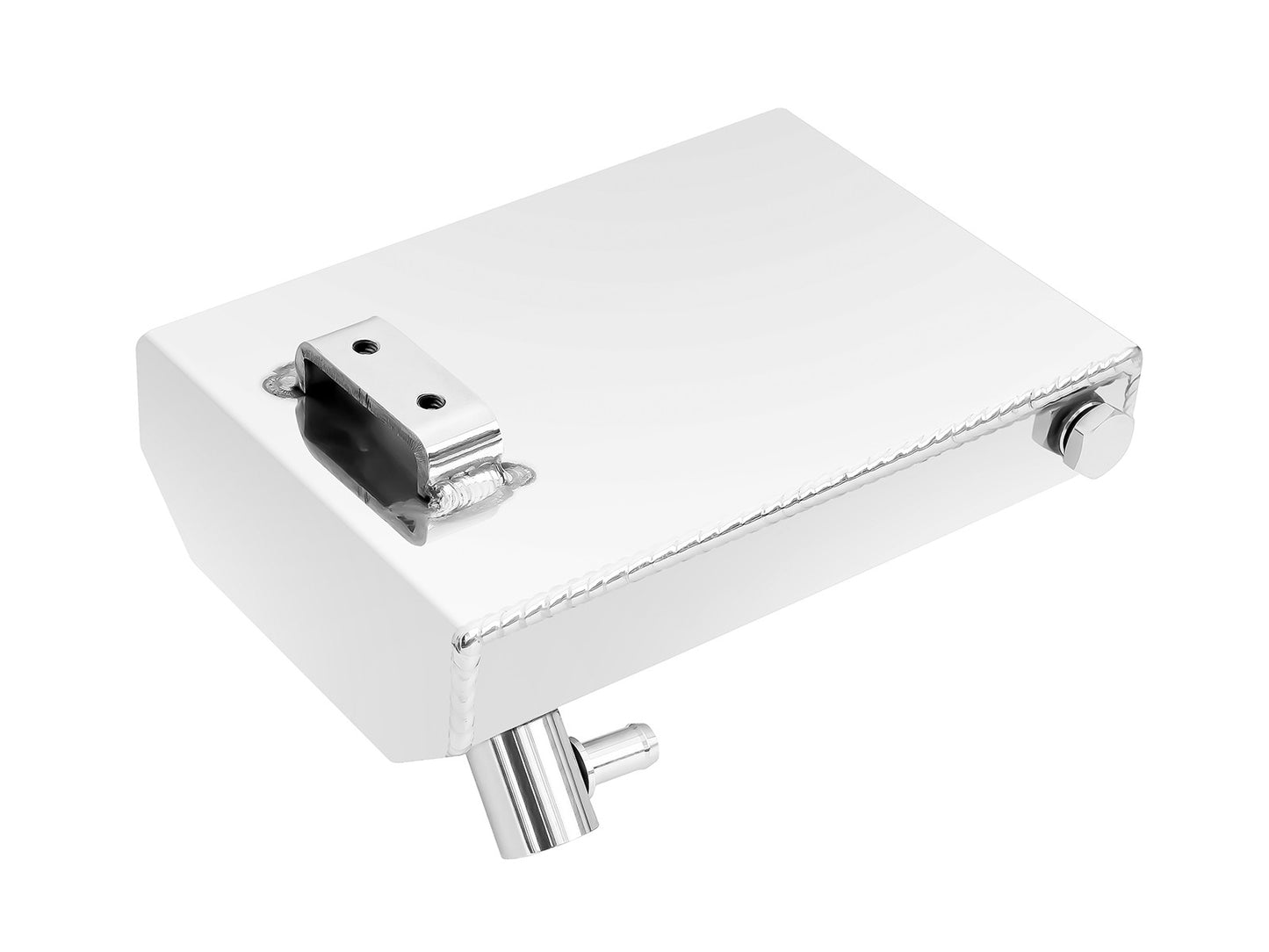 JRspec Catch Can de Aceite de Aluminio 1L, Forma Plana