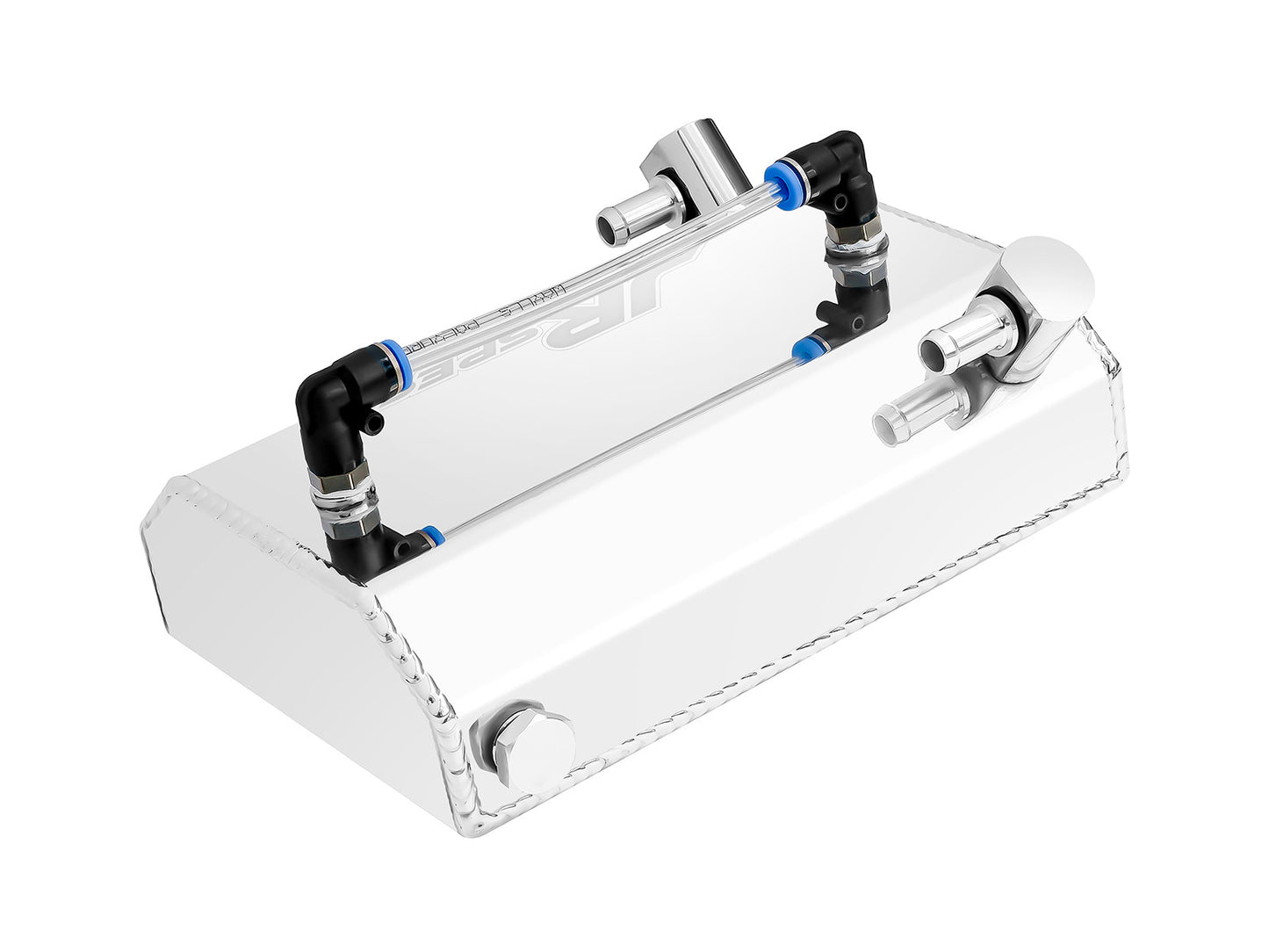 JRspec Catch Can de Aceite de Aluminio 1L, Forma Plana - Imagen 2