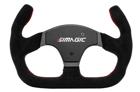 Volante Deportivo Profesional C-Shaped Suede 325mm SIMAGIC Simracing