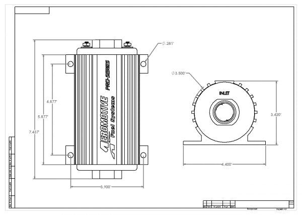 Bomba de Combustible Aeromotive 11102 Pro Series - Imagen 4