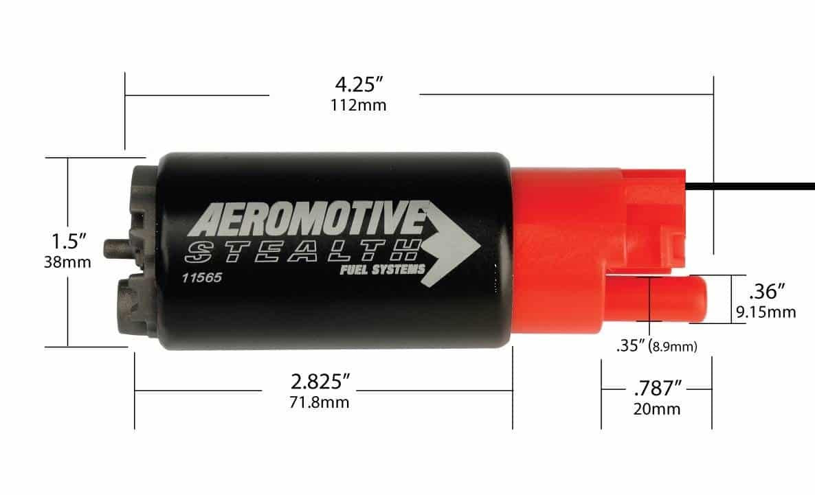 Bomba de Combustible Aeromotive 325 lph Stealth (P/N 11165) - Imagen 2