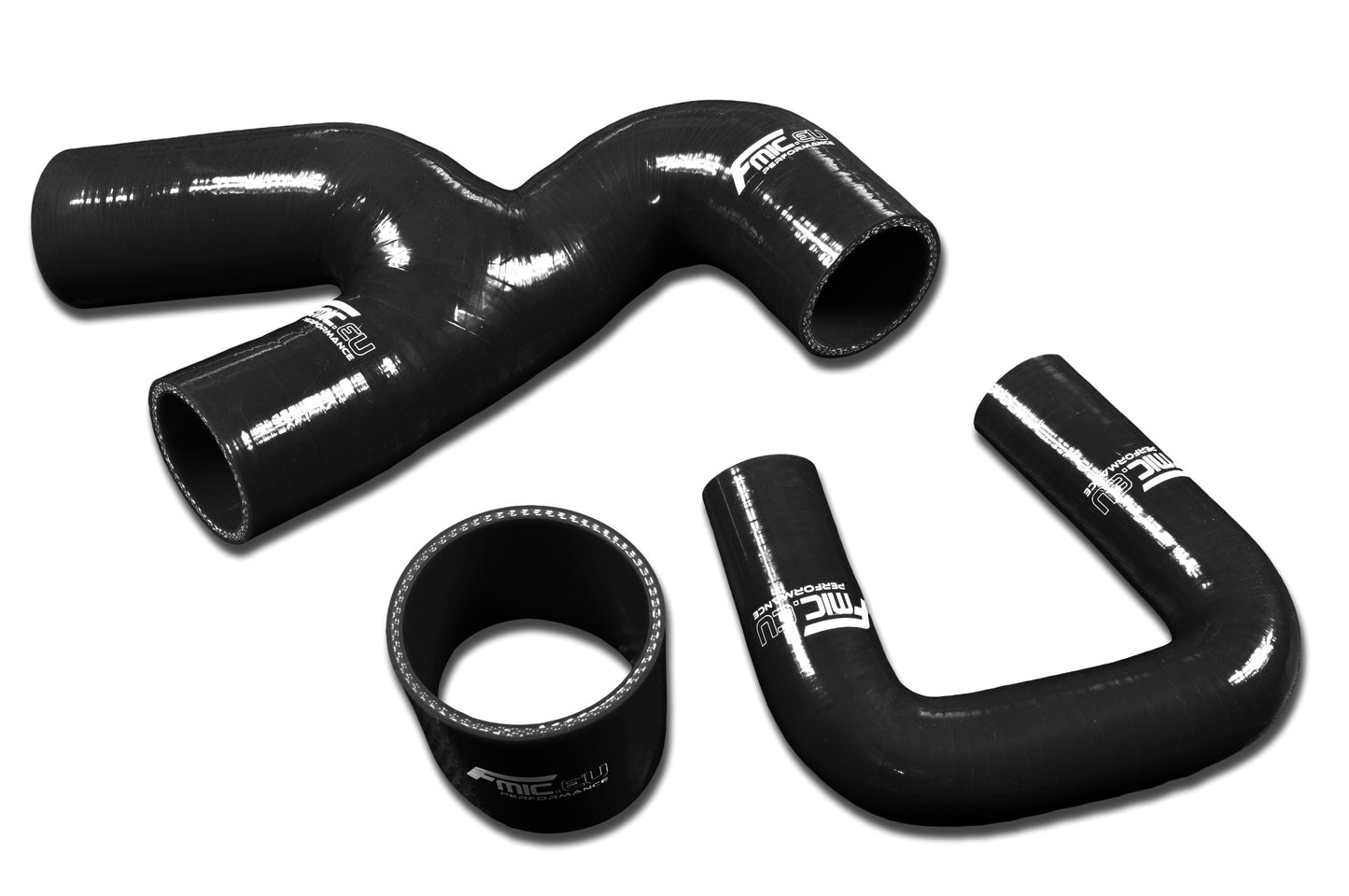 Kit de Manguitos de Silicona Intercooler FMIC.EU Subaru Impreza GC8 EJ20 STI WRX UK MK5-6 - Negro