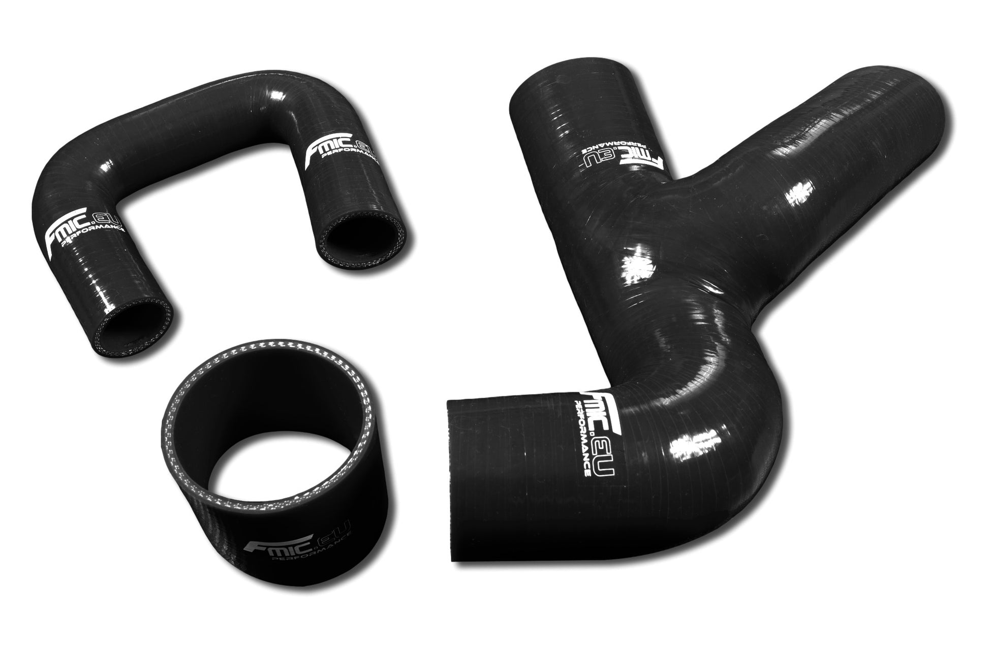Kit de Manguitos de Silicona Intercooler FMIC.EU Subaru Impreza GC8 EJ20 STI WRX UK MK5-6 - Negro - Imagen 2