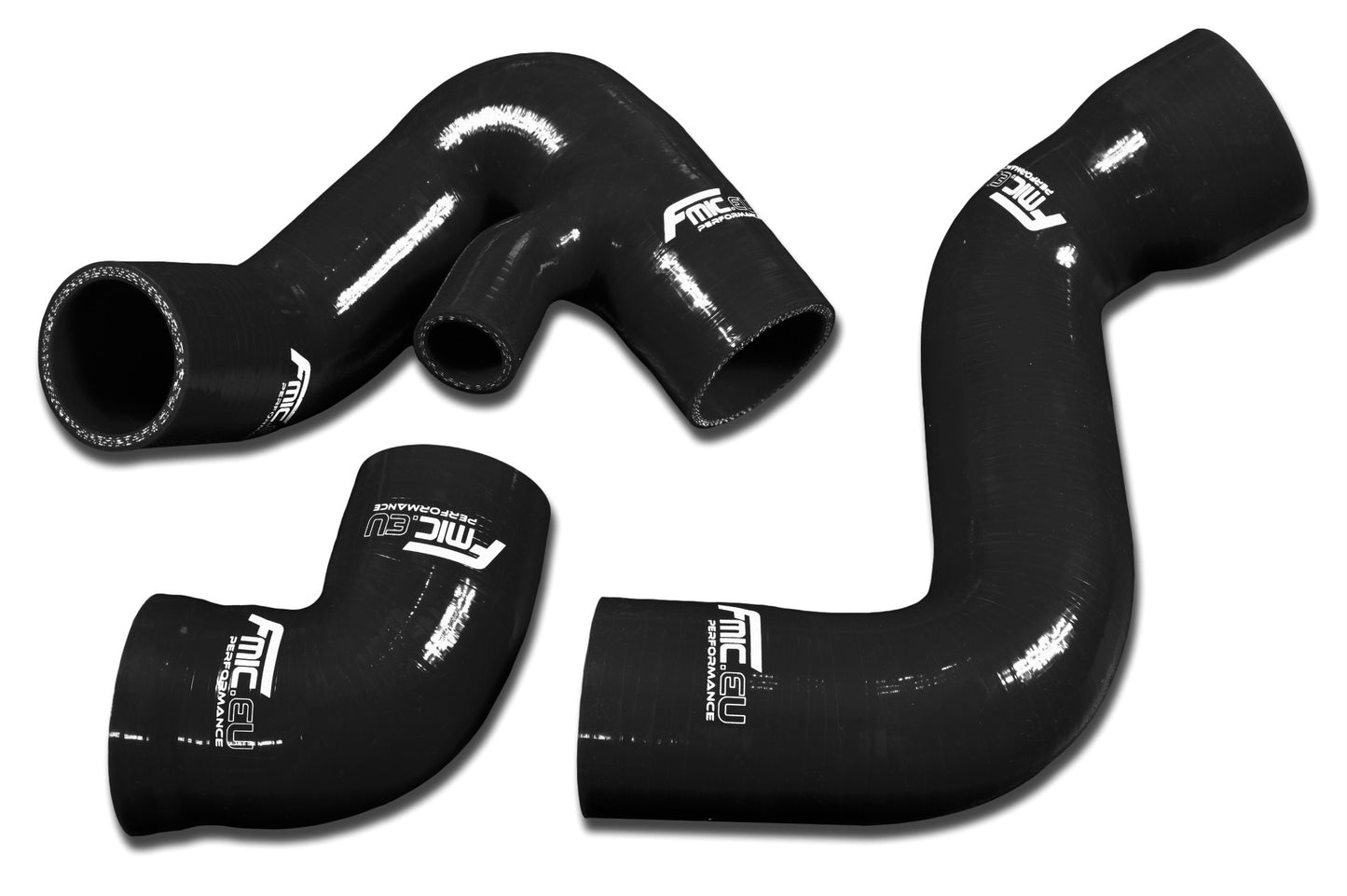 Kit de Manguitos de Silicona Turbo Intercooler FMIC.EU Audi A4 B6 1.8T Quattro VW Passat B5 B5FL - Negro - Imagen 2
