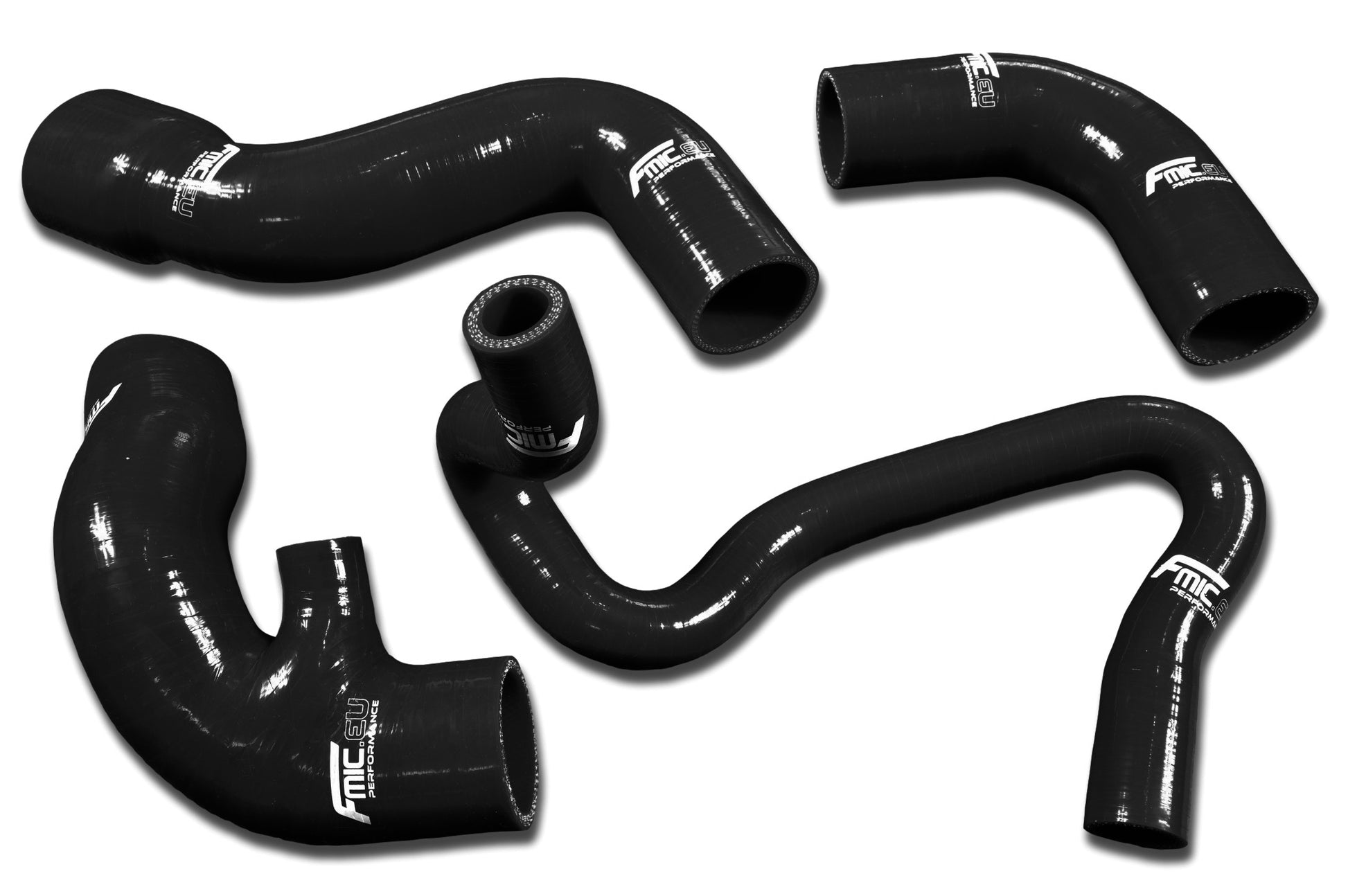 Kit de Manguitos de Silicona Turbo Intercooler FMIC.EU Audi A4 VW Passat B5 B5FL 1.8T 94-05 BK - Negro - Imagen 2
