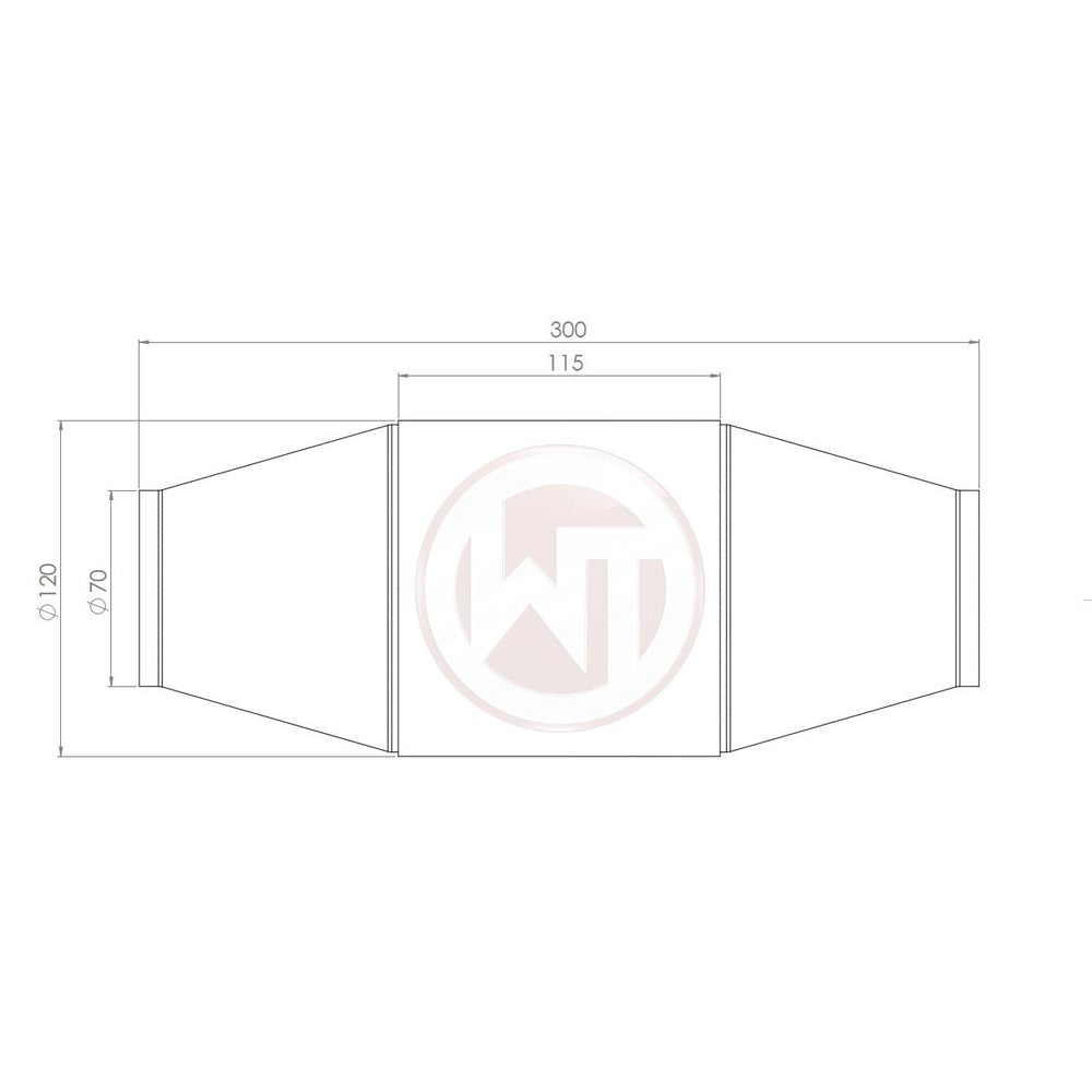 Catalizador Deportivo Wagner Tuning 100CPSI con Recubrimiento EU6