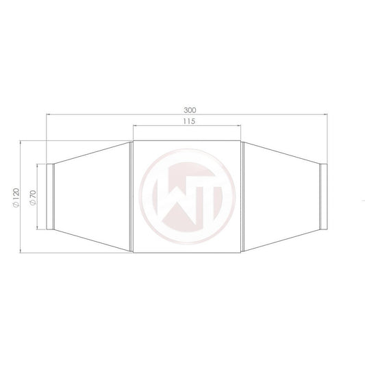 Catalizador Deportivo Wagner Tuning 100CPSI con Recubrimiento EU6